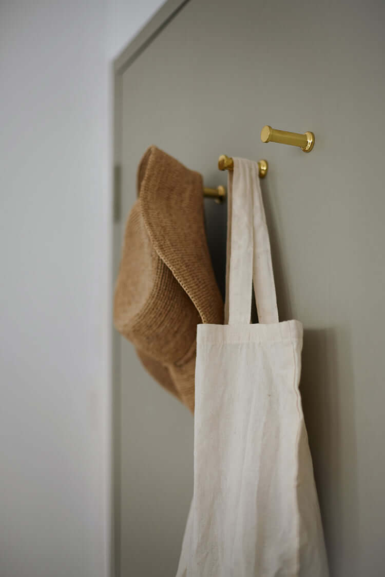 Solid Brass Classic Wall Mounted Coat Hook - ALOTOFBRASSERA