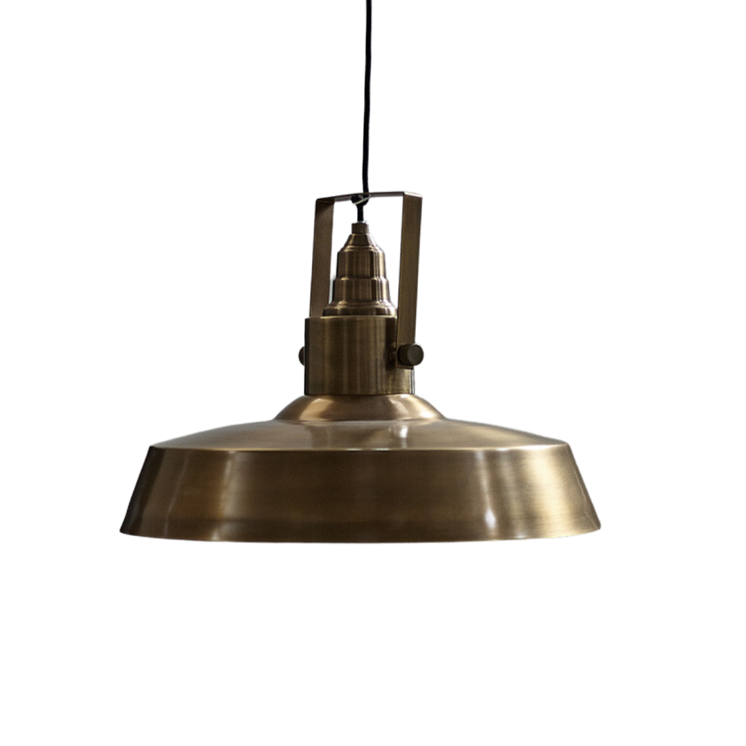 Antique Brass Pendant Lamp: A Touch of Country in Every Glow