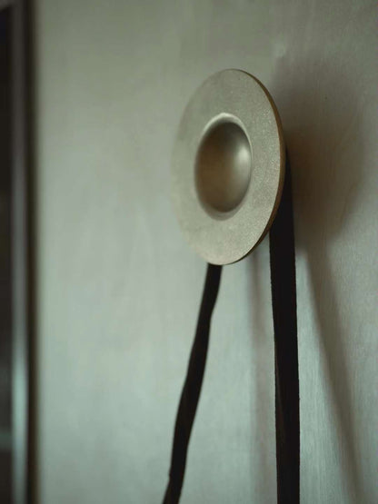 SOLID BRASS Rustic Round Coat Hook