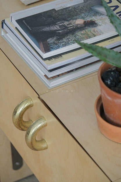 Cast Copper Cabinet Handle