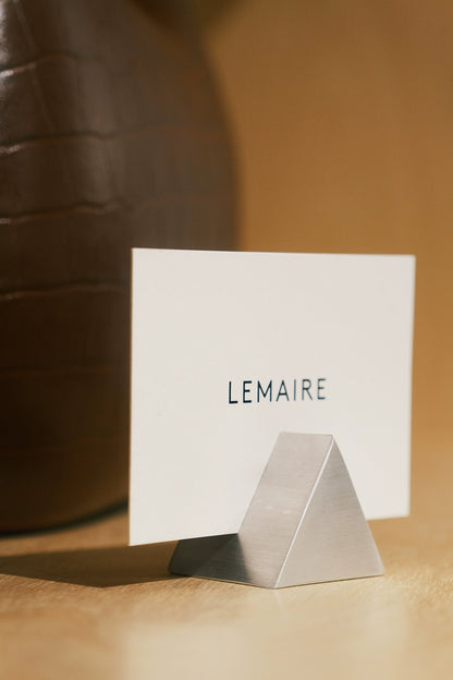 Chic Aluminum Place Card Holder