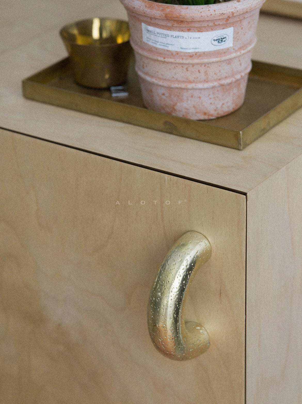 Cast Copper Cabinet Handle