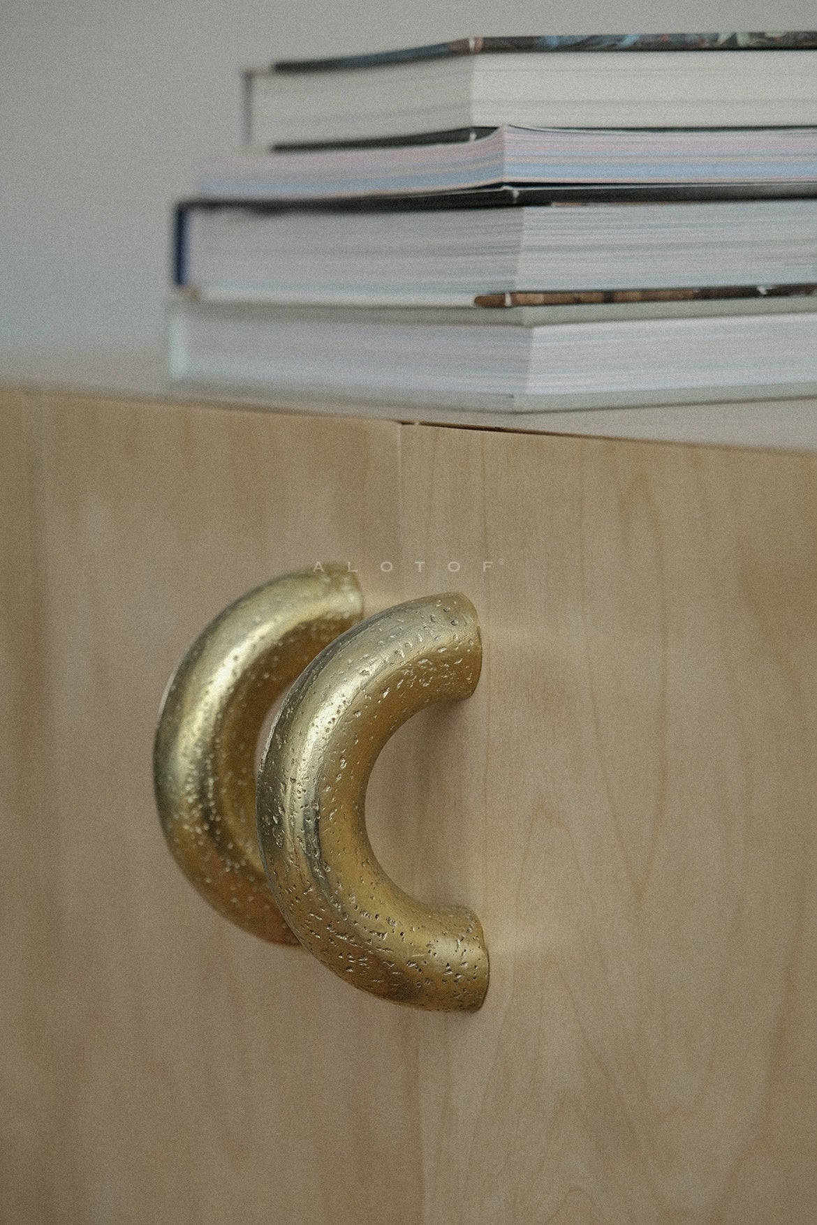 Cast Copper Cabinet Handle