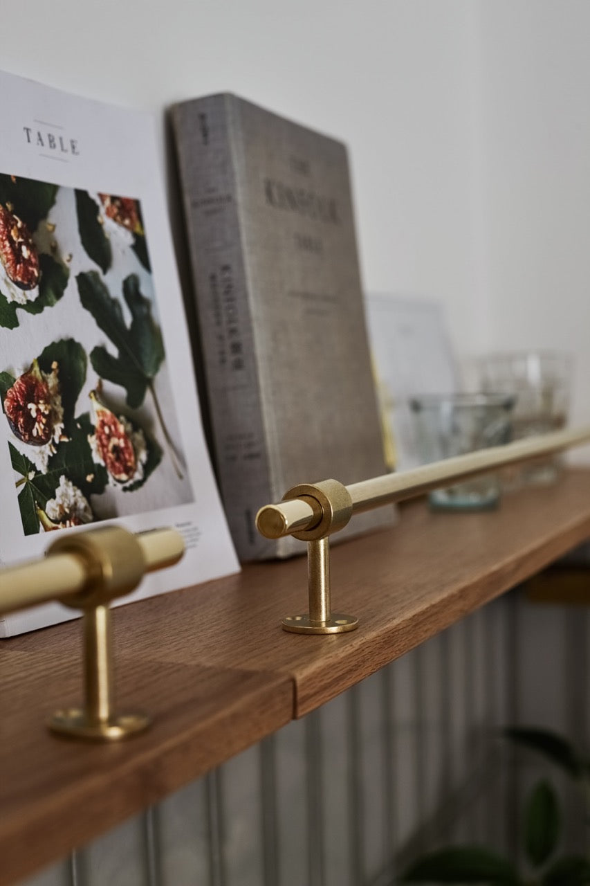 Solid Brass Tipping Rails for Shelves – ALOTOFBRASSERA