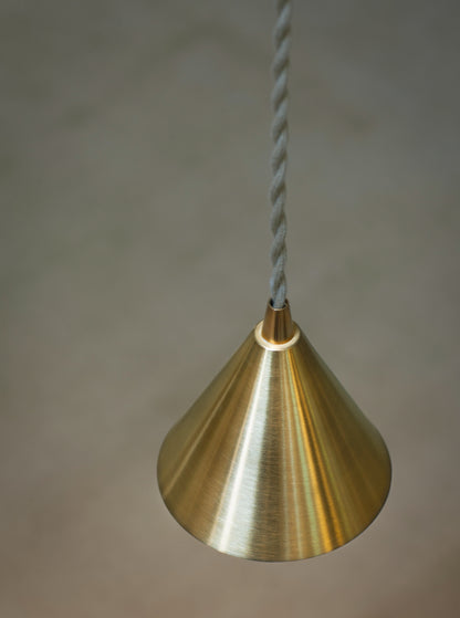 ALOTOF Unlacquered Brass Nordic Minimalist Pendant Light - ALOTOF