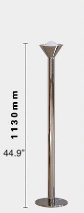 ALOTOF Modern Torch-Shaped Floor Lamp | Premium 304 Stainless Steel Construction - ALOTOFBRASSERA