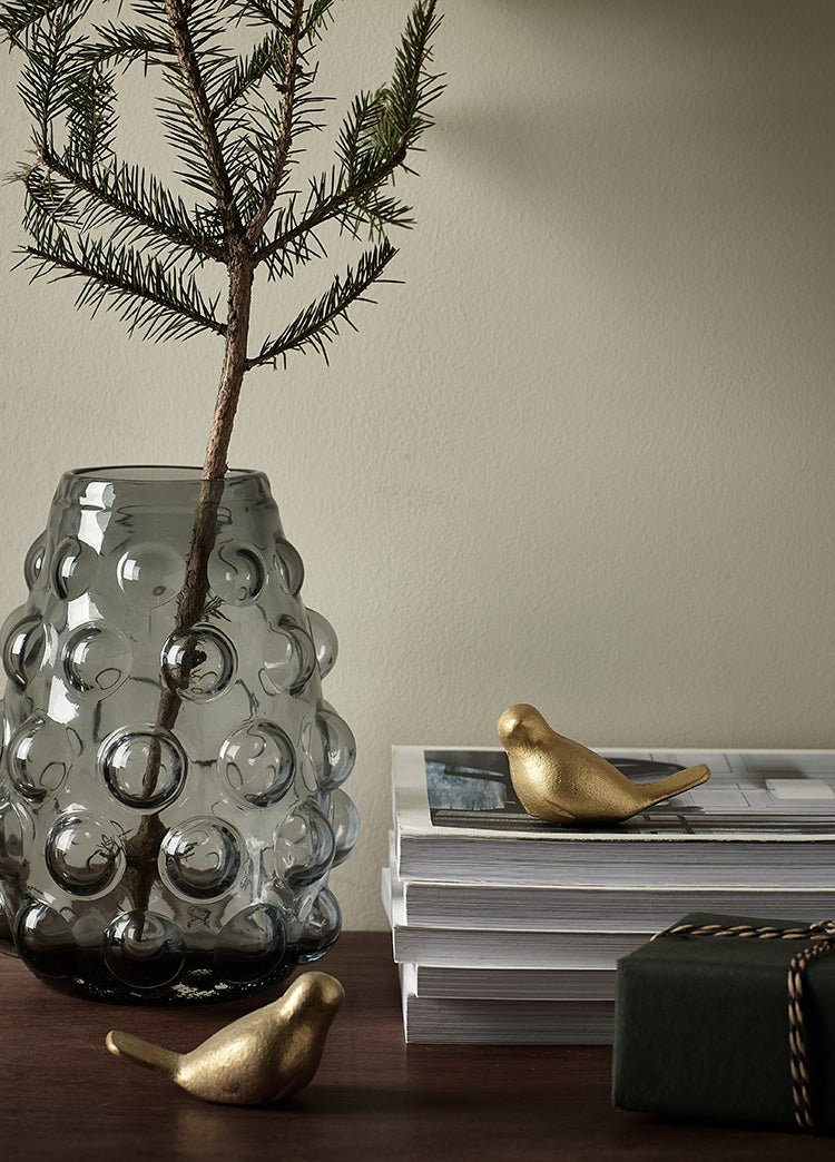 ALOTOF Nightingale Bird Ornament | Handmade Solid Brass - ALOTOFBRASSERA