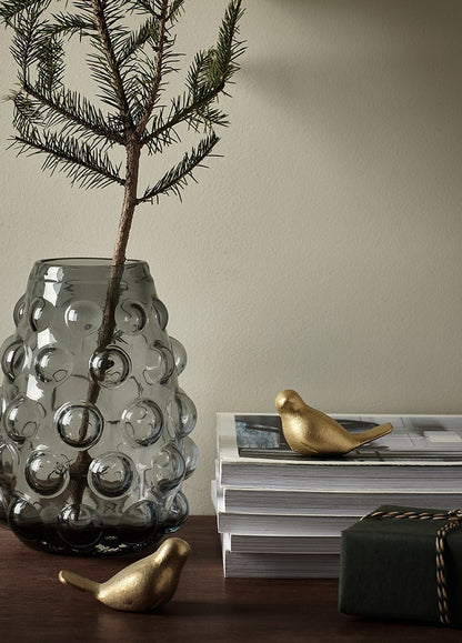 ALOTOF Nightingale Bird Ornament | Handmade Solid Brass - ALOTOFBRASSERA