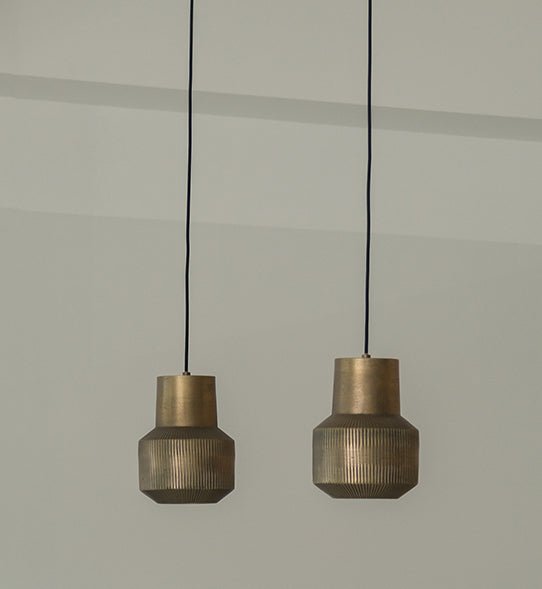 Handcrafted Antique Industrial Metal Pendant - Unique Ceiling Chandelier Lighting - ALOTOFBRASSERA