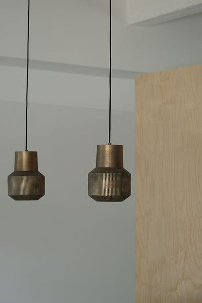 Handcrafted Antique Industrial Metal Pendant - Unique Ceiling Chandelier Lighting - ALOTOFBRASSERA