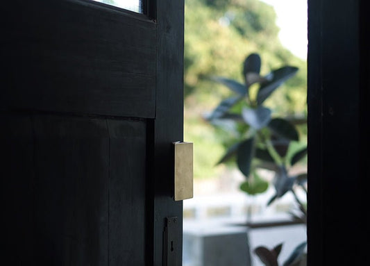 Modern Unlacquered Solid Brass Profile Door Handle - Stylish and Durable Design - ALOTOFBRASSERA