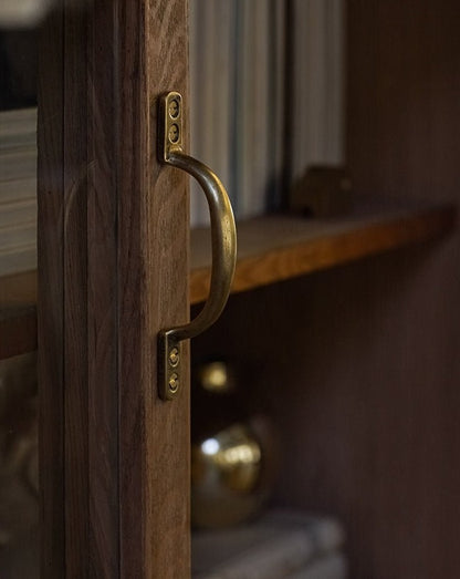 Solid Brass Cabinet Pull Cabinet Handle Brass Gold Drawer Pulls - ALOTOFBRASSERA