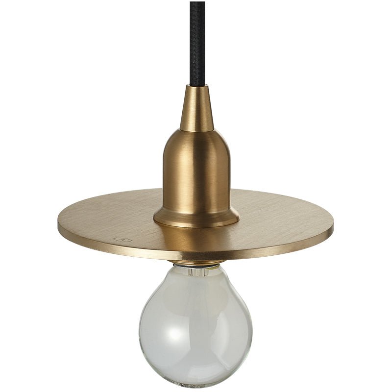 Solid Brass Pendant Light Minimal Light Shade Ceiling Lighting - ALOTOFBRASSERA